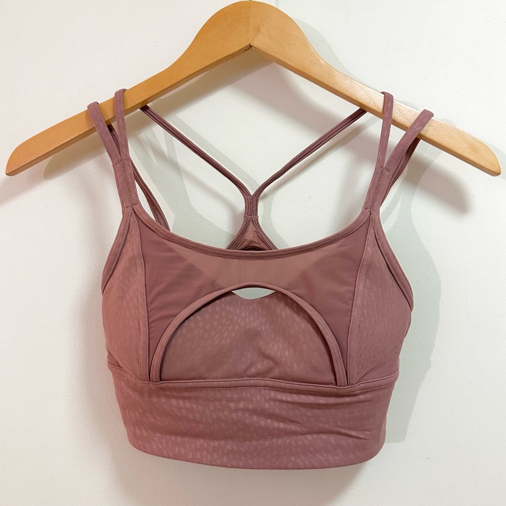 Lululemon Nulu and Mesh Yoga Bra Light Support A/B Cup
